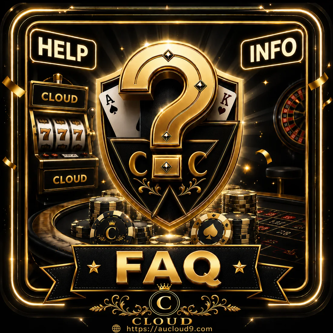 CLOUD9 online gambling FAQ visual